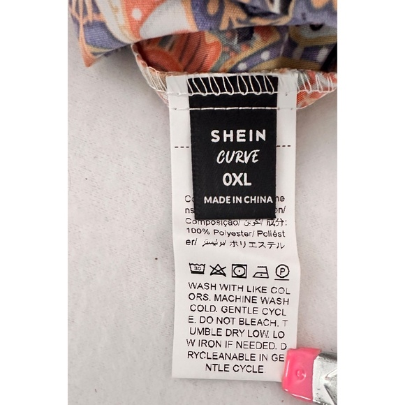 SHEIN Curve OXL Harem Paisley Pants - Picture 6 of 6